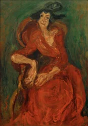 Ch. Soutine, Die Frau in Rot